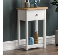 Lassic Vida Designs Arlington White 1 Drawer Console Table With Undershelf