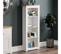 Lassic Vida Designs Arlington White 4 Tier Bookcase Freestanding Shelving Unit (H)1400mm (W)600mm (D)240mm