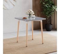 Lassic Vida Designs Batley 2 Seater Square Dining Table, Grey