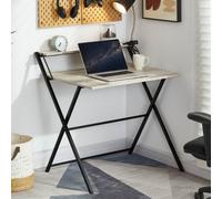 Lassic Vida Designs Brooklyn Grey Foldable Computer Desk - Fully Assembled