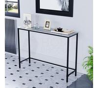 Lassic Vida Designs Brooklyn Grey Industrial Console Table Hallway Furniture