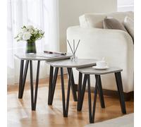 Lassic Vida Designs Brooklyn Nest Of 3 Tables, Grey