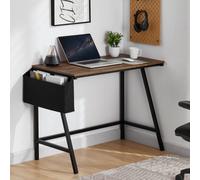Lassic Vida Designs Brooklyn Small Computer Desk, Dark Wood