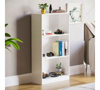 Lassic Vida Designs Cambridge White 3 Tier Medium Bookcase Freestanding Shelving Unit (H)1080mm (W)600mm (D)240mm