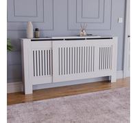 Lassic Vida Designs Chelsea Adjustable White Mdf Radiator Cover
