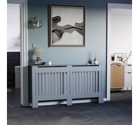 Lassic Vida Designs Chelsea Radiator Cover, Dark Grey, Large