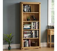 Lassic Vida Designs Corona Solid Pine Large Bookcase Freestanding Shelving Unit (H)1700mm (W)750mm (D)290mm
