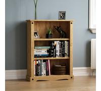Lassic Vida Designs Corona Solid Pine Low Bookcase Freestanding Shelving Unit (H)1070mm (W)750mm (D)290mm