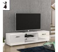Lassic Vida Designs Cosmo White 2 Door Tv Unit 160Cm Sideboard Cabinet