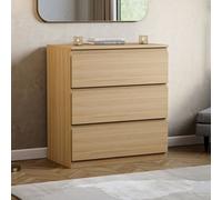 Lassic Vida Designs Denver Pine 3 Drawer Chest (H)775mm (W)700mm (D)400mm