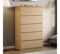 Lassic Vida Designs Denver Pine 5 Drawer Chest (H)1120mm (W)700mm (D)400mm