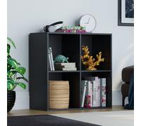 Lassic Vida Designs Durham Black 2X2 Cube Storage Unit Bookcase Organiser