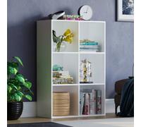 Lassic Vida Designs Durham White 2X3 Cube Storage Unit Bookcase Storage Organiser
