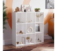 Lassic Vida Designs Durham White 3X3 Cube Storage Unit Bookcase Organiser