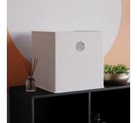 Lassic Vida Designs Durham White Cube Foldable Storage Ukfr Basket (H)300mm (W)300mm