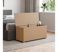 Lassic Vida Designs Leon Storage Ottoman Pine Storage Bench Chest Bedroom Living Room