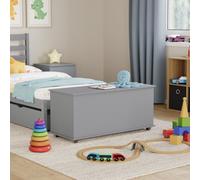 Lassic Vida Designs Leon Toy Box Storage Ottoman, Grey