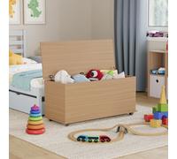 Lassic Vida Designs Leon Toy Box Storage Ottoman, Pine
