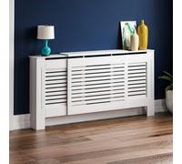 Lassic Vida Designs Milton Adjustable White Mdf Radiator Cover