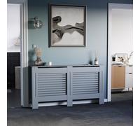 Lassic Vida Designs Milton Radiator Cover Dark Grey, Large