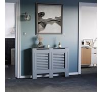 Lassic Vida Designs Milton Radiator Cover Dark Grey, Medium