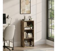 Lassic Vida Designs Oxford 3 Tier Cube Wooden Bookcase Display Storage Unit For Living Room, Dark Wood