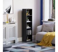Lassic Vida Designs Oxford Black 5 Tier Cube Bookcase Freestanding Shelving Unit (H)1320mm (W)320mm (D)240mm