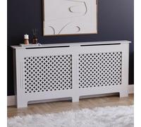 Lassic Vida Designs Oxford Extra Large White Radiator Cover