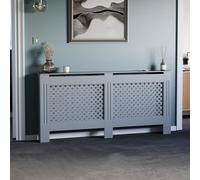 Lassic Vida Designs Oxford Radiator Cover Dark Grey, Extra Large