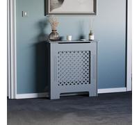 Lassic Vida Designs Oxford Radiator Cover Dark Grey, Small