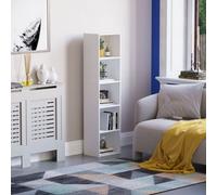 Lassic Vida Designs Oxford White 5 Tier Cube Bookcase Freestanding Shelving Unit (H)1320mm (W)320mm (D)240mm