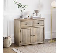 Lassic Vida Designs Panama 2 Door 2 Drawer Sideboard Solid Pine Storage Cabinet