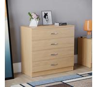Lassic Vida Designs Riano Pine 4 Drawer Chest (H)720mm (W)750mm (D)360mm