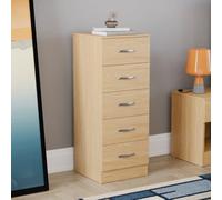Lassic Vida Designs Riano Pine 5 Drawer Narrow Chest (H)900mm (W)345mm (D)360mm