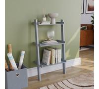 Lassic Vida Designs York Grey 3 Tier Ladder Bookcase Freestanding Open Shelf (H)1005mm (W)560mm (D)320mm