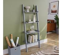 Lassic Vida Designs York Grey 4 Tier Ladder Bookcase Freestanding Open Shelf (H)1540mm (W)560mm (D)290mm