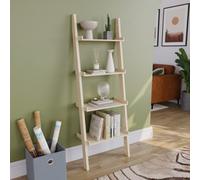 Lassic Vida Designs York Pine 4 Tier Ladder Bookcase Freestanding Open Shelf (H)1540mm (W)560mm (D)290mm