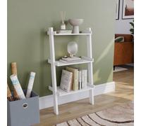 Lassic Vida Designs York White 3 Tier Ladder Bookcase Freestanding Open Shelf (H)1005mm (W)560mm (D)320mm