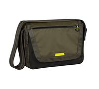 Lassig Casual Sporty Messenger Bag Diaper Bag Shoulder Bag Handbag Tote-Bag includes Matching Insulated Bottle Holder, wipeable Changing Mat, Stroller Hooks and lots of compartments for Changing your baby, Olive