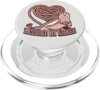 Lassoed by Grace Western Christian Cowgirl PopSockets PopGrip for MagSafe