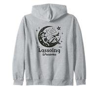 Lassoing Dreams From The Moon Zip Hoodie