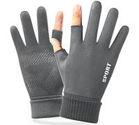 LassZone Cycling Gloves Winter Fingerless Touch Screen Gloves for Cell Phone Bike Hiking Driving Fleece Winter Thermal Gloves Mittens for Women Men