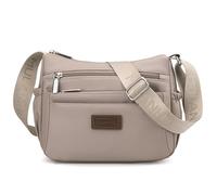 LassZone Womens Multi Pocket Casual Crossbody Bag Waterproof Nylon Shoulder Bag Travel Handbags and Purses with Adjustable Shoulder Strap for Work School Hiking