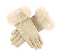 LassZone Womens Winter Warm Touch Screen Gloves Fleece Lined Windproof Soft Suede Mittens for Dressing Driving Running Skiing Cycling Camping