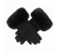 LassZone Womens Winter Warm Touch Screen Gloves Fleece Lined Windproof Soft Suede Mittens for Dressing Driving Running Skiing Cycling Camping