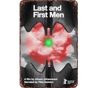 Last and First Men movie Metal Tin Sign Poster Decor for Living Room Cafe Decorative Sign for Wall 12x8Inches