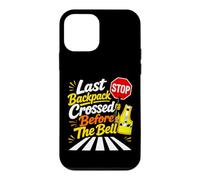 Last Backpack Crossed Before The Bell Crossing Guard Case for iPhone 12 mini