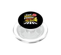 Last Backpack Crossed Before The Bell Crossing Guard PopSockets PopGrip for MagSafe