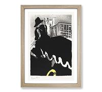 Last Ballad by Henri De Toulouse-Lautrec Framed Print | A2 Oak Framed Wall Art | Ready to Hang | Modern Nature Picture | Living Room Bedroom Lounge Office