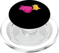 Last Chemo Ring The Bell And Run Like Hell Breast Cancer PopSockets PopGrip for MagSafe